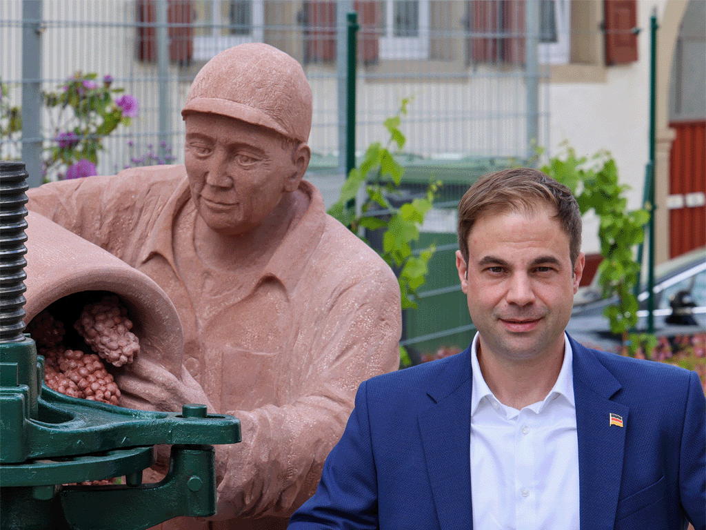 Tobias Dammert, Kandidat für die Oberbürgermeisterwahl 2025 in Bruchsal, im Porträt.